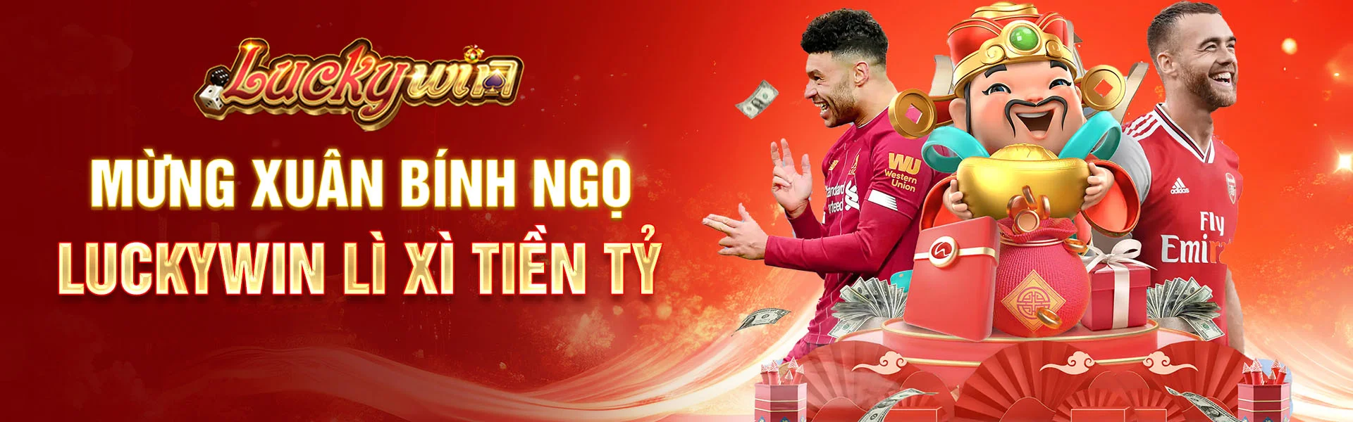 Banner luckywin tết